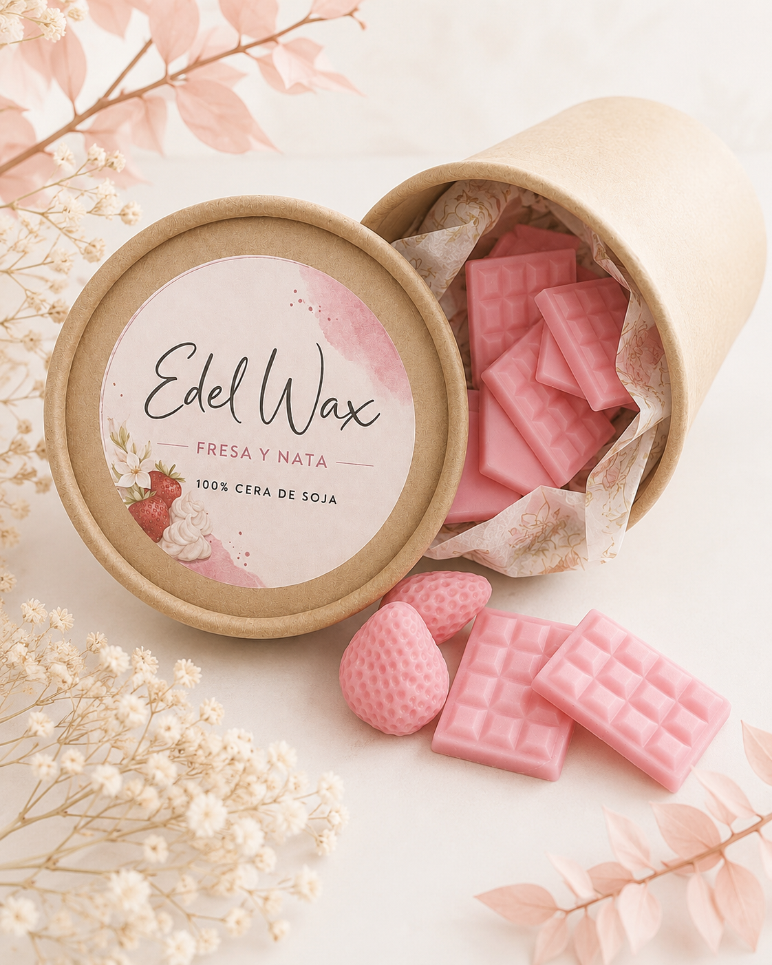 Wax melts Fresa y nata
